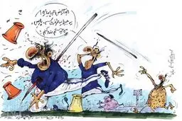 کاریکاتور/ دسته گل جدید حنیف عمران زاده!