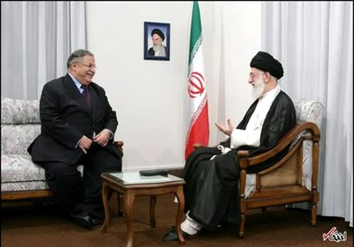 تصاویری از جلال طالبانی در کنار رهبر انقلاب، هاشمی رفسنجانی، اوباما، کلینتون، احمدی نژاد و ...