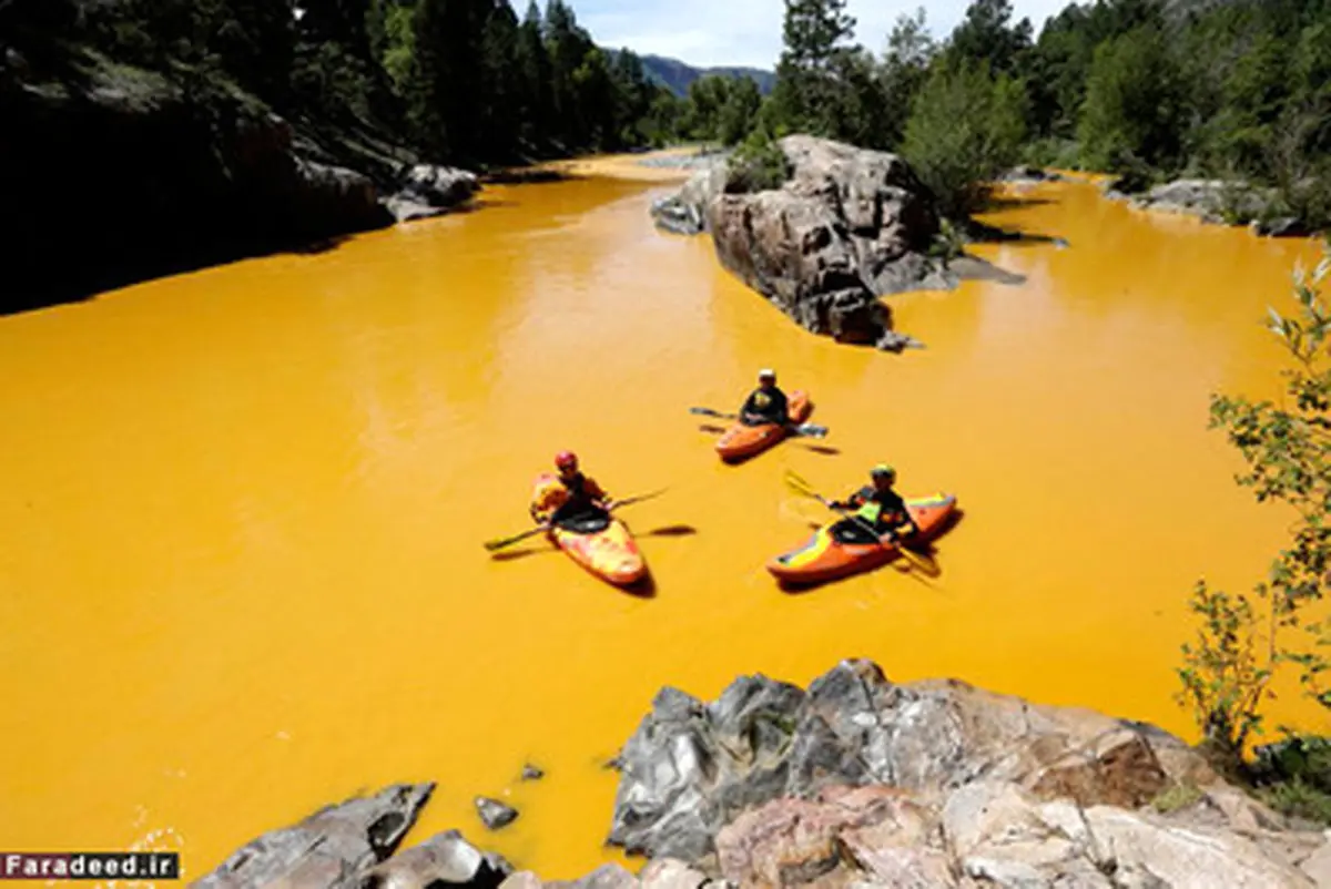 رودخانه‌ای که طلایی شد/تصاویر