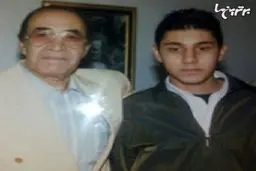 عکسی فوق العاده از نوجوانی های احسان خواجه امیری در کنار پدرش استاد ایرج