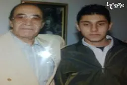 عکسی فوق العاده از نوجوانی های احسان خواجه امیری در کنار پدرش استاد ایرج