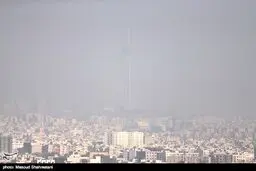 تهران غرق در آلودگی/تصاویر