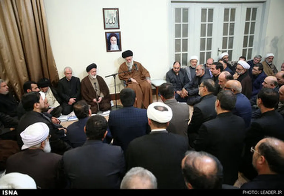 دیدار مسئولان و دست‌اندرکاران حج با رهبر معظم انقلاب/تصاویر