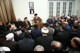 دیدار مسئولان و دست‌اندرکاران حج با رهبر معظم انقلاب/تصاویر