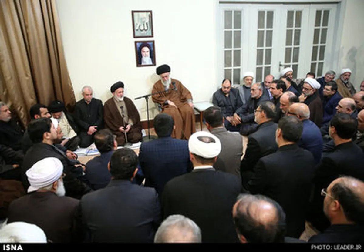 دیدار مسئولان و دست‌اندرکاران حج با رهبر معظم انقلاب/تصاویر