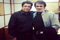 عکس یادگاری رضا رشیدپور با حبیب