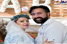 تصویر عاشقانه بهاره رهنما وهمسرش در جشن سالگرد ازدواجشان