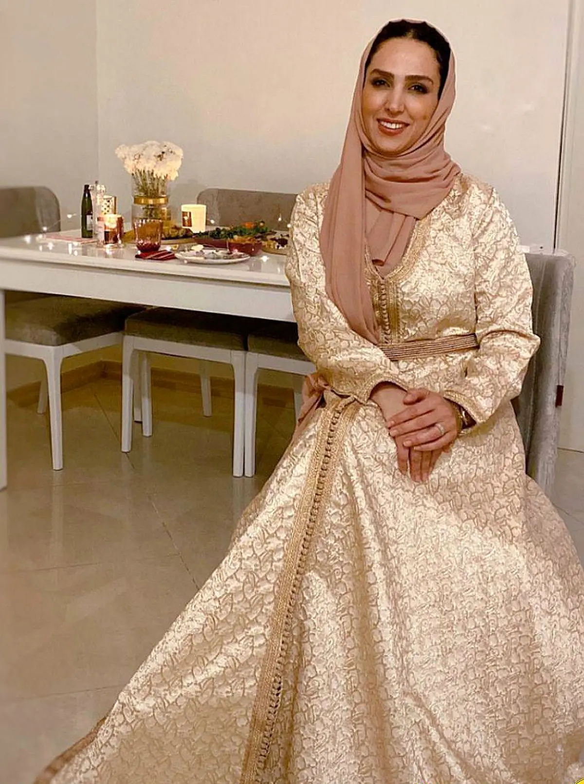 عکس / سوگل طهماسبی با لباس مراکشی