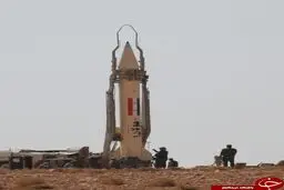 سرزمین‌های اشغالی در تیررس موشک "جولان 1"+ تصاویر