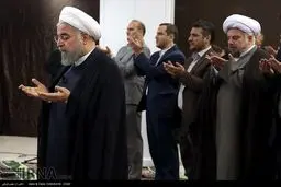 ضیافت افطار روحانی با ایتام/ تصاویر