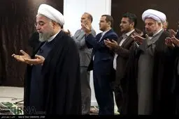 ضیافت افطار روحانی با ایتام/ تصاویر