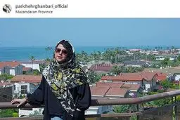 تفریح لاکچری همسر شهاب حسینی در شمال/عکس