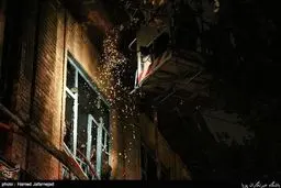 حریق گسترده در محله قدیمی تهران/تصاویر