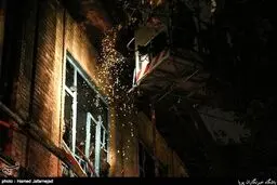 حریق گسترده در محله قدیمی تهران/تصاویر
