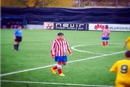 اولين بازي سعيد عزت اللهي براي اتلتيکو (عکس)