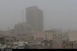 بازگشت گردوغبار به تهران /گزارش تصویری