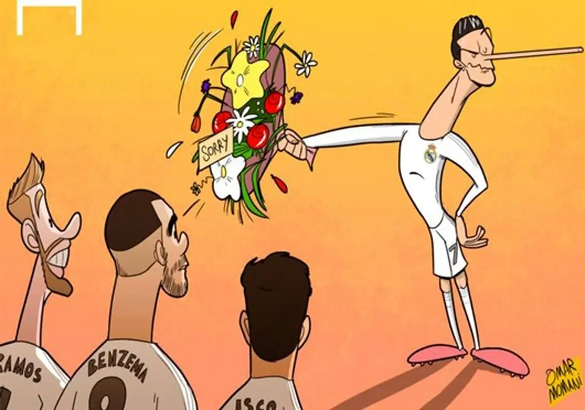 کاریکاتور/ پینوکیو در رئال مادرید!