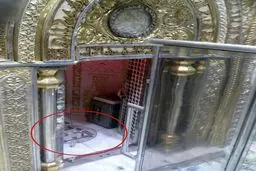 تصویری از محل ضربت خوردن امام علی علیه السلام