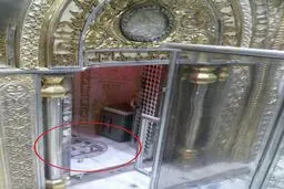 تصویری از محل ضربت خوردن امام علی علیه السلام