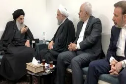 دیدار روحانی با آیت‌الله سیستانی/تصاویر