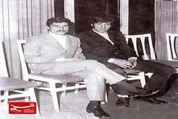 عکس قدیمی از مرحوم ناصرحجازی و منصور پورحیدری
