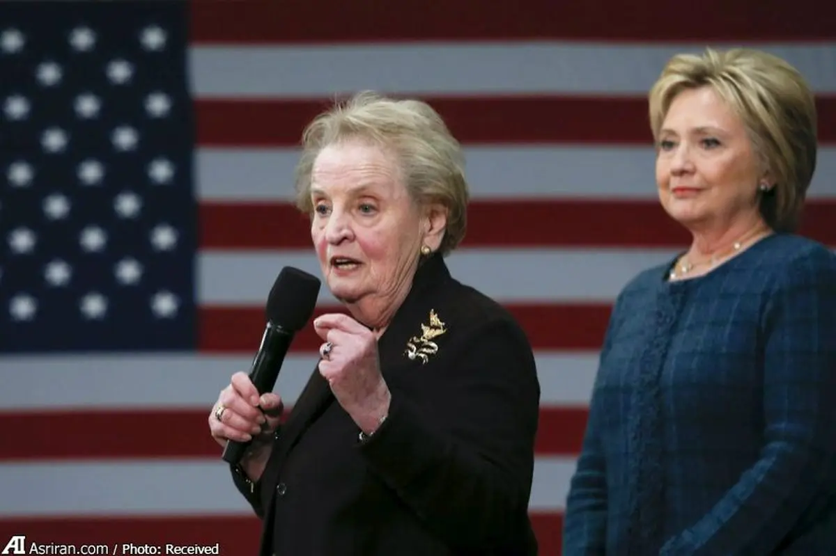 آلبرایت: زنانی که به کلینتون رای ندهند به جهنم خواهند رفت