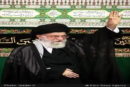 مراسم سوگواری امام حسین(ع) در حضور رهبر معظم انقلاب