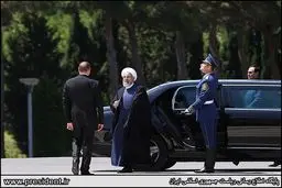 خودروی  لوکس روحانی در آذربایجان/عکس