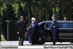 خودروی  لوکس روحانی در آذربایجان/عکس