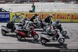 عکس/ آخرین مرحله مسابقات موتور ریس قهرمانی کشور