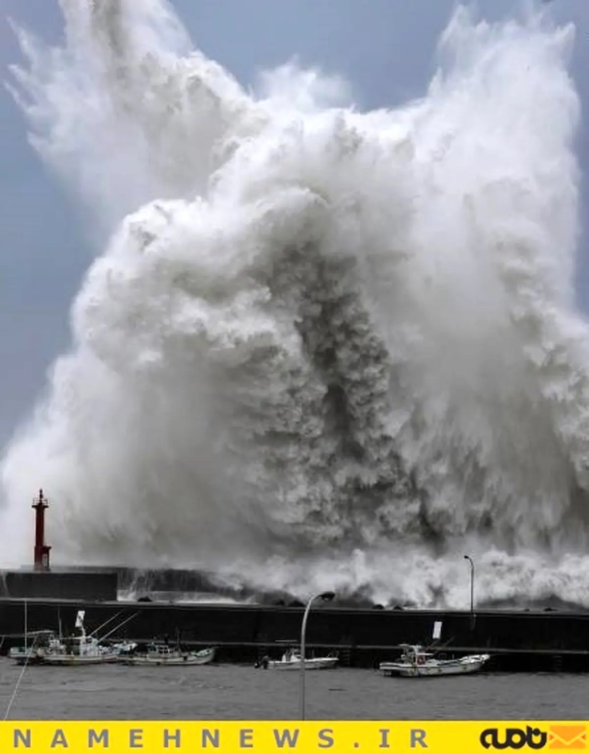 شدیدترین طوفان در 25 سال گذشته ژاپن / تصاویر