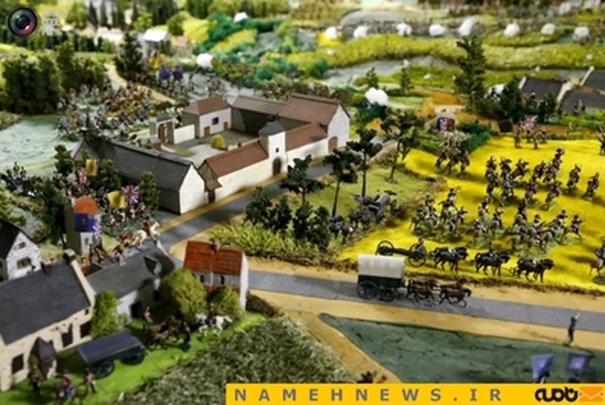 نسخه ای مینیاتوری از آخرین نبرد ناپلئون+تصاویر