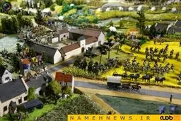 نسخه ای مینیاتوری از آخرین نبرد ناپلئون+تصاویر