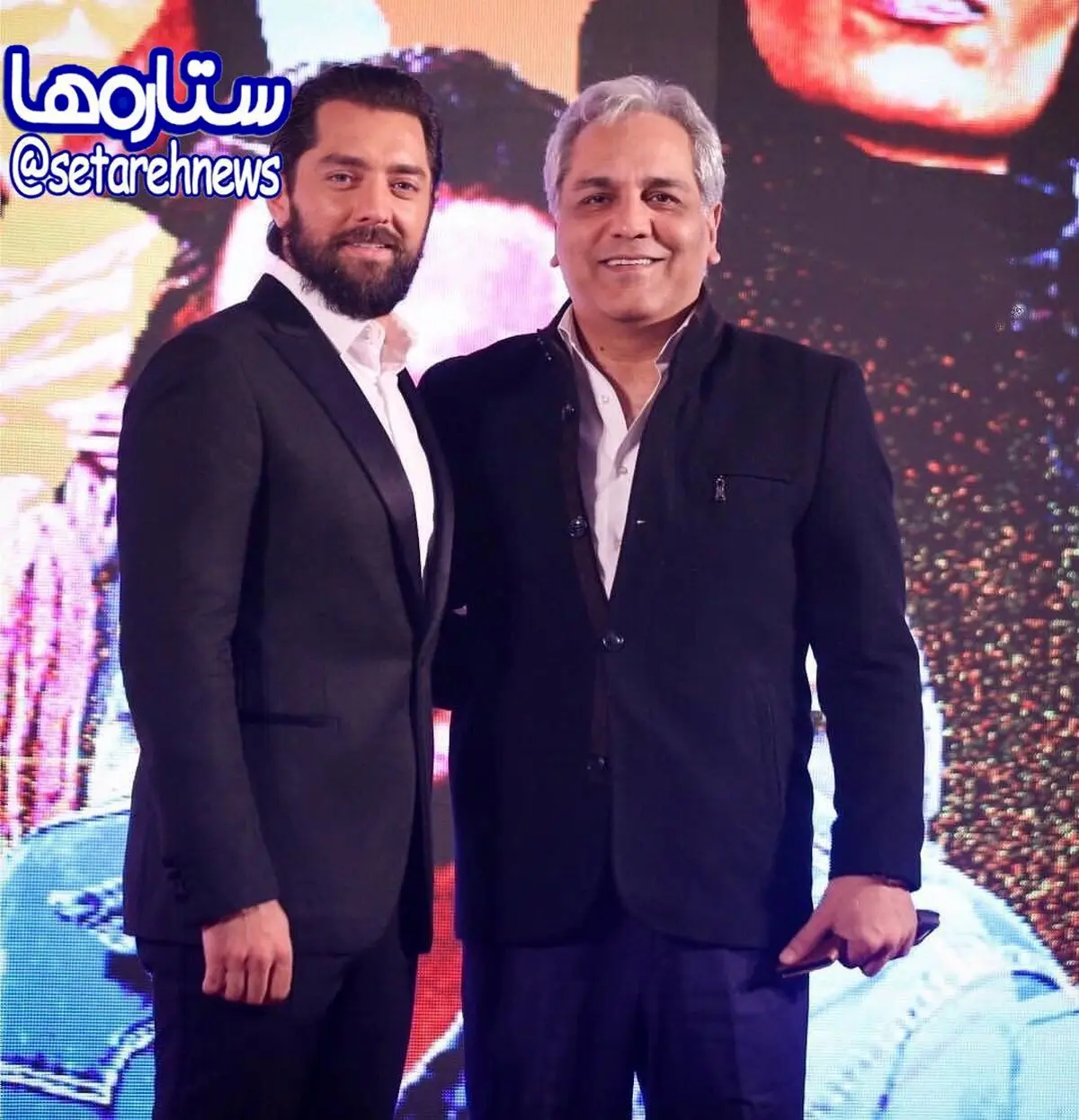 تیپ بهرام رادان و مهران مدیری در اکران خصوصی زرد/عکس