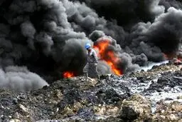 آسمان سیاه موصل/تصاویر