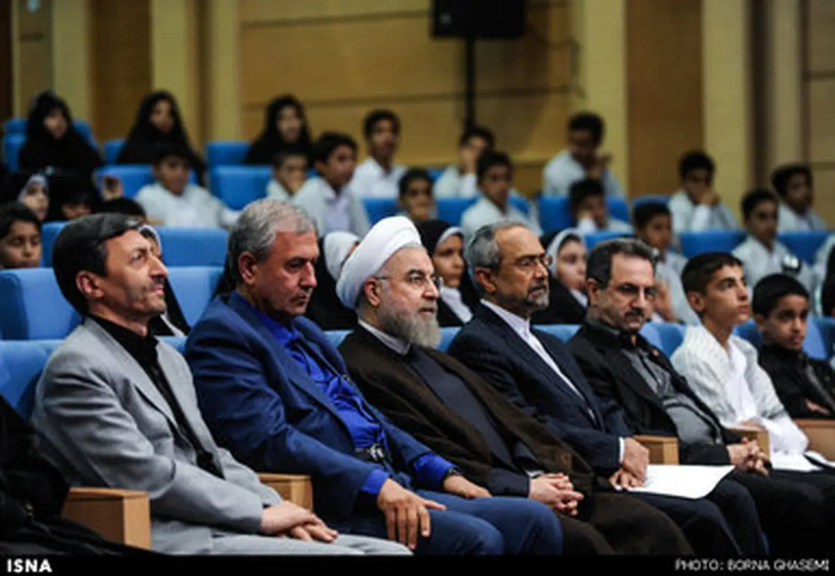 حواشی دیدار روحانی با مددجویان بهزیستی و کمیته امداد/تصاویر