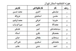 نامزدهای انتخابات خبرگان در حوزه انتخابیه تهران چه کسانی هستند؟