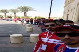 استقبال پرشور و دیدنی از بايرن در عربستان(عکس)