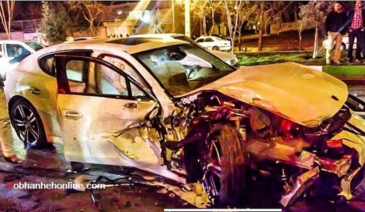 عکس/ تصادف شدید پورشه پانامرا در شیراز