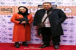 مهسا کرامتی و همسرش/عکس