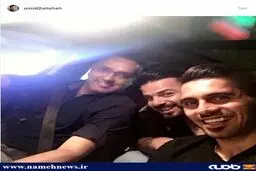 سلفی جالب بازیکن پرسپولیس/عکس