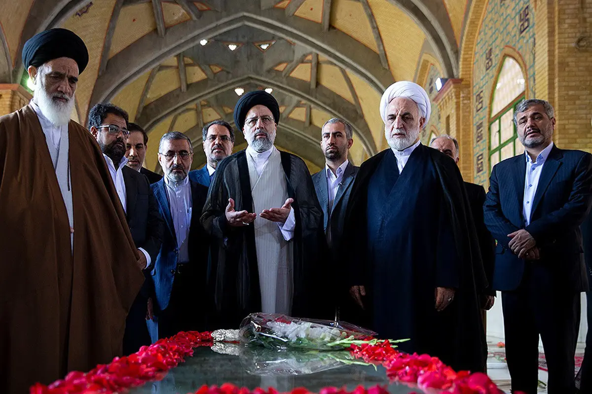 تجدید میثاق رییس و مسئولان قوه قضاییه با امام راحل(ره)