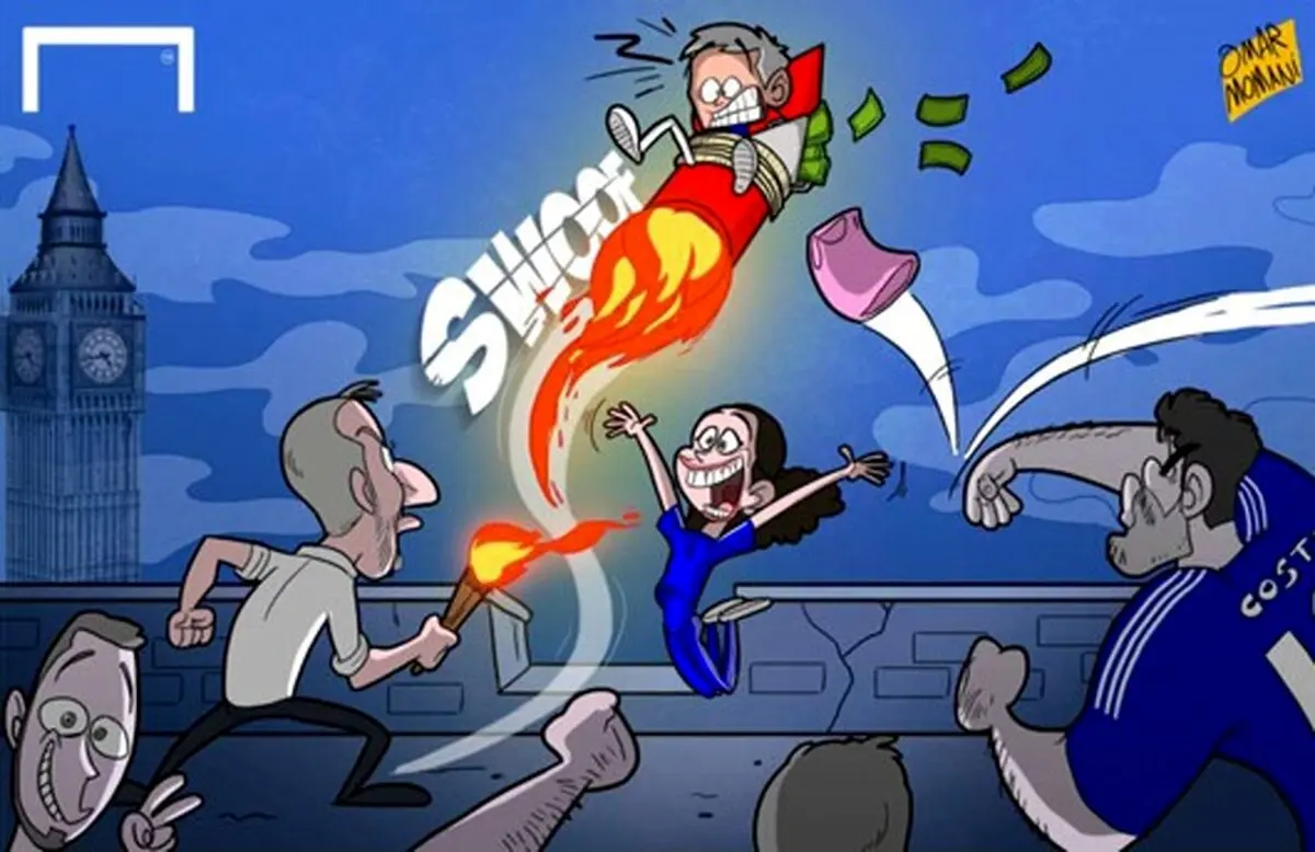 کاریکاتور/ مورینیو را اینطوری اخراج کردند!