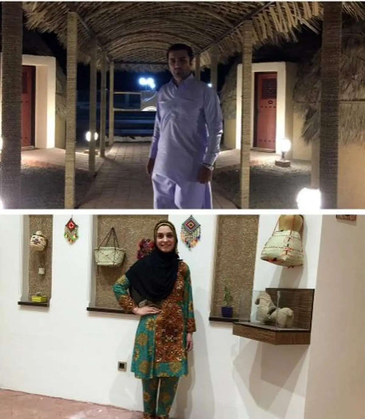 عکس: زوج بازیگر در لباس بلوچی