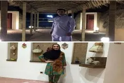 عکس: زوج بازیگر در لباس بلوچی