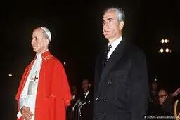 استقبال محمدرضا پهلوی، از پاپ پاول ششم