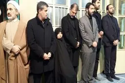 فاطمه و یاسر در مراسم بزرگداشت آیت‌الله هاشمی/عکس