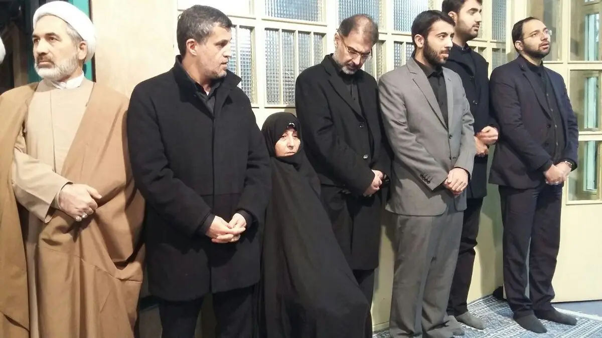 فاطمه و یاسر در مراسم بزرگداشت آیت‌الله هاشمی/عکس