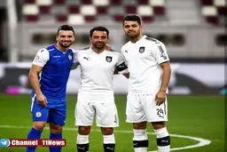 عکسی از دو لژیونر ایرانی در کنار ستاره اسپانیایی