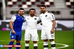 عکسی از دو لژیونر ایرانی در کنار ستاره اسپانیایی